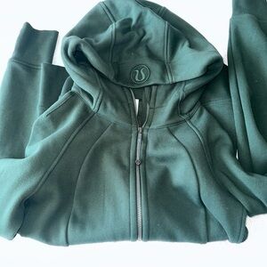Green Zip-Up Hoodie